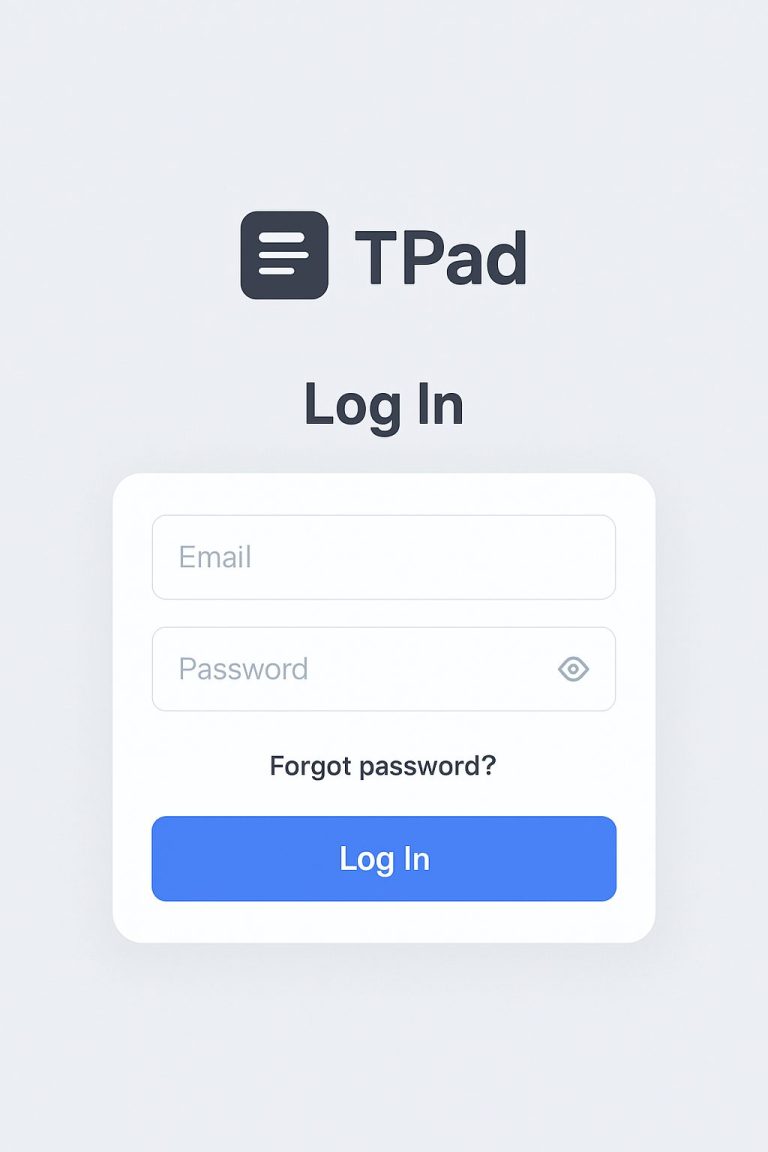 tpad login
