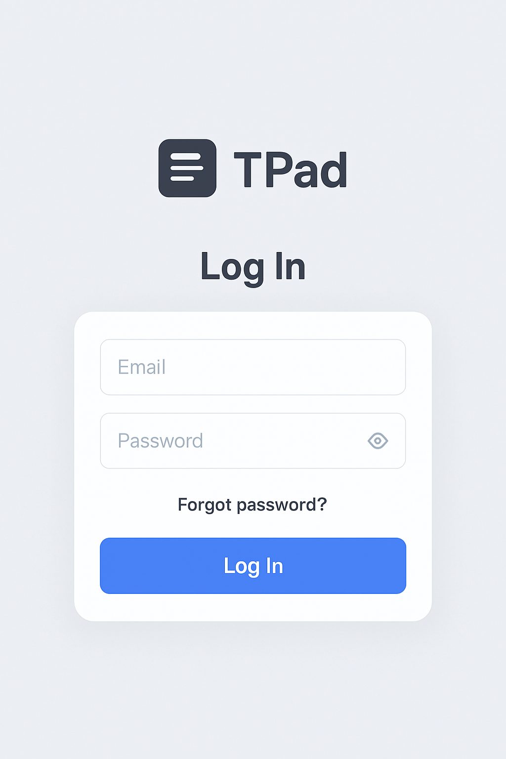 tpad login