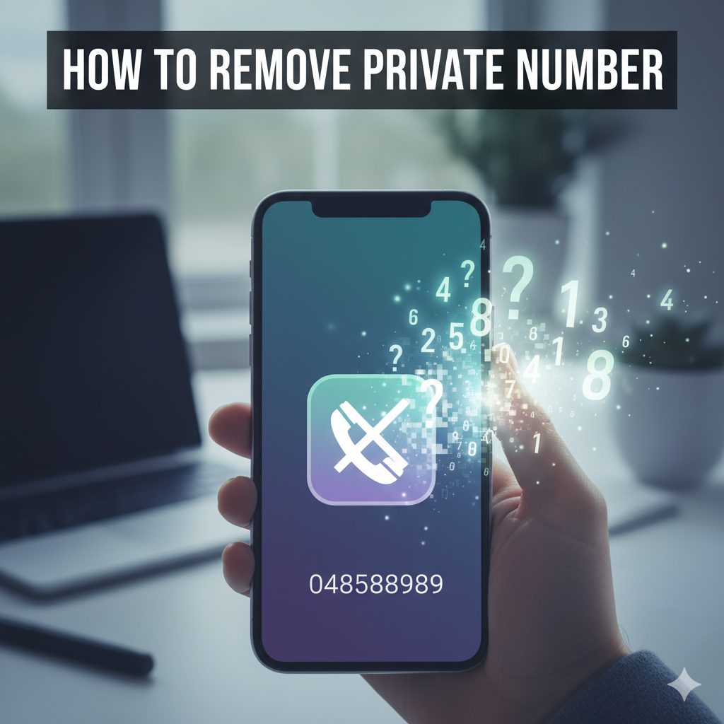 how to remove private number