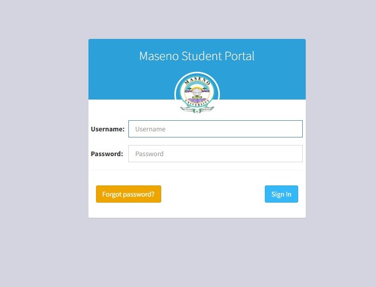 maseno student portal