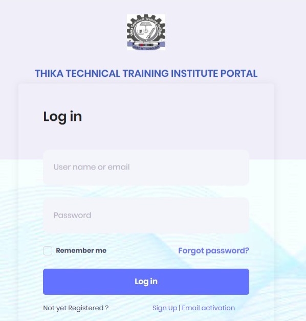 thika technical training institute student portal